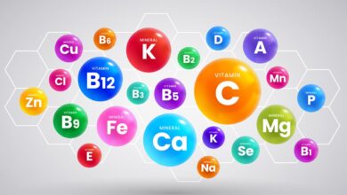 أنواع الفيتامينات وأهميتها في صحة وجمال الجسم  