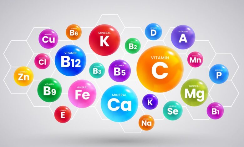 أنواع الفيتامينات وأهميتها في صحة وجمال الجسم  